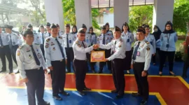 Keterangan foto : Balai Pemasyarakatan Kelas II Subang Laksanakan Apel Pagi diikuti Pejabat Struktural, (Senin, 26/6/2023) 