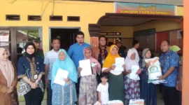 Keterangan foto : Perum BULOG Kantor Cabang Lebak dan Pandeglang telah menyelesaikan penugasan dari Pemerintah melalui Badan Pangan Nasional (Bapanas) untuk menyalurkan beras Cadangan Pangan Pemerintah (CPP), Rabu (28/6/2023)