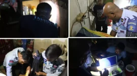Keterangan foto : Kalapas Cirebon Ikuti Penggeledahan di kamar Hunian Warga Binaan, (Selasa, 27/6/2023) 