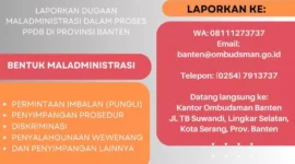 Keterangan foto : Ombudsman Banten Ikuti Pengawalan Pelaksanaan PPDB, (Selasa, 27/6/2023) 