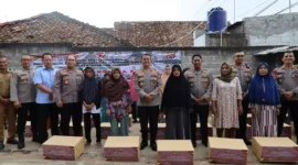 Keterangan foto : Kapolda Banten Sambut Meriah HUT Bhayangkara Ke 77 , (Rabu, 28/6/2023) 