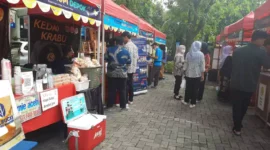 Keterangan foto : Hasil Karya Warga binaan Pemasyarakatan Rutan depok Ramaikan UMKM, (Rabu, 28/6/2023) 