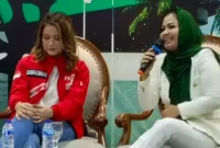 Keterangan foto : Hj Camelia Panduwinata SE M.Ikom atau yang dikenal dengan nama artis Camel Petir, bukanlah baru kemarin sore mengenal dunia politik, Rabu (28/6/2023)