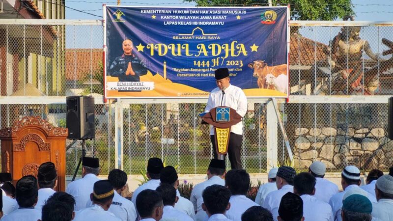 Keterangan foto : Kepala Lembaga Pemasyarakatan Kelas IIB Indramayu, Beni Hidayat, (Kamis, 29/6/2023) 