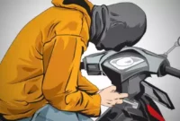 Keterangan foto : Ilustrasi Gambar Curanmor, (Senin, 19/6/2023)