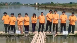 Foto: PT YKK AP Indonesia Tanam 5000 mangrove di Ketapang Kecamatan Mauk Kabupaten Tangerang, Senin (26/6).