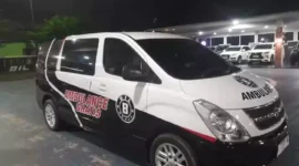 Keterangan poto : Kendaraan Ambulance bagi masyarakat kurang mamapu yang di luncurkan oleh PT. Bill Group