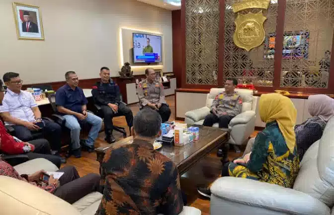 Perkuat Sinergi, Polda Banten Terima Kunjungan Rektor UNILA I Teras Media