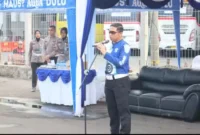 Keterangan foto : Direktorat Lalu Lintas (Ditlantas) Polda Banten gelar perlombaan Saftey Driving dan Saftey Riding tingkat Polda dalam rangka HUT Bhayangkara ke 77, Rabu (14/6/2023)