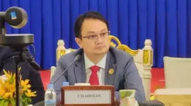 Keterangan foto : Ketua Umum DPP Angkatan Muda Pembaharuan Indonesia (AMPI) Jerry Sambuaga, Jumat (16/6/2023)