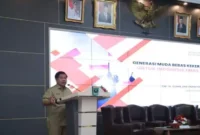 Foto : Acara Seminar Nasional Latihan Integrasi Taruna Wreda Nusantara (Latsitardanus) XLIII/2023 di Istana Gubernur Sumatera Barat (Sumbar), Padang, Selasa (6/6/2023).