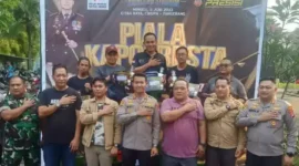 Foto: Lomba Burung Kicau Piala Kapolresta Tangerang Dalam rangka HUT Bhayangkara ke 77 Tahun.
