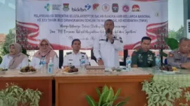 Foto: Pelayanan KB Serentak Sejuta Akseptor. Rabu (14/6/2023).
