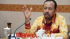 Keterangan foto : Ombudsman RI Perwakilan Jakarta Raya, Dedy Irsan memberi apresiasi kepada jajaran Kantor Imigrasi Kelas I Khusus TPI Soekarno Hatta, Senin (26/6/2023)
