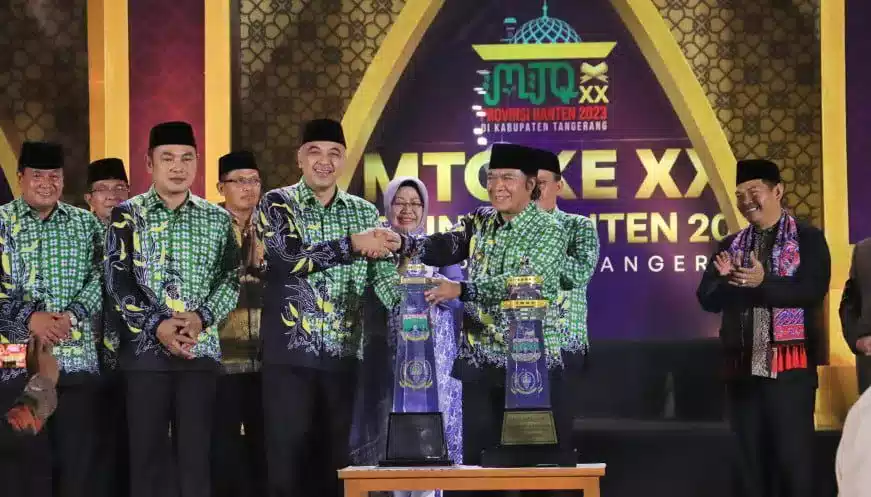 Kabupaten Tangerang Kembali Raih Juara Umum MTQ XX tingkat Provinsi Banten I Teras Media