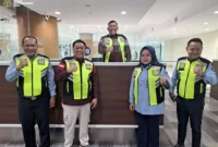 Keterangan foto : Kakanwil R. Andika Dwi Prasetya bersama Kepala Divisi Keimigrasian Yayan Indriana dan Kepala Kantor Imigrasi Kelas I TPI Cirebon Nur Raisha Pujiastuti, (Rabu, 12/7/2023) 