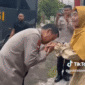 Keterangan foto : Kapolda Banten Irjen Pol Rudy Heriyanto bersilaturahmi ke seorang purnawirawan Perwira Polwan pada Jumat (23/6) di kediamannya.