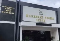 Keterangan foto : Kejaksaan Negeri Lebak