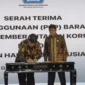 Keterangan Foto : Penyerahan Aset Ke Menteri Hukum dan HAM Yassona Laoly dari KPK, (Rabu, 12/7/2023) 