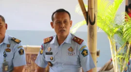 Keterangan foto : Kepala Lembaga Pemasyarakatan Cirebon Kadiyono Berikan Arahan kepada satgas blok, (Senin, 3/7/2023) 