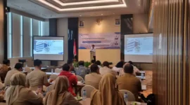 Keterangan foto : Workshop Pendampingan Penilaian Kepatuhan Penyelenggaraan Pelayanan Publik Tahun 2023 di wilayah kerja Ombudsman RI Perwakilan Jakarta Raya, Senin (3/7/2023).