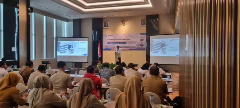 Keterangan foto : Workshop Pendampingan Penilaian Kepatuhan Penyelenggaraan Pelayanan Publik Tahun 2023 di wilayah kerja Ombudsman RI Perwakilan Jakarta Raya, Senin (3/7/2023).