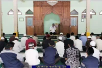 Keterangan foto : Foto didalam mesjid rutan kelas I bandung, (Selasa, 4/7/2023)