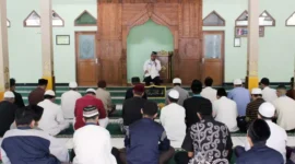 Keterangan foto : Foto didalam mesjid rutan kelas I bandung, (Selasa, 4/7/2023) 