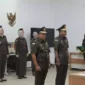 Keterangan foto : Kepala Kejaksaan Negeri Kota Malang Pimpin Serah Terima Jabatan Kasi Datun dan PB3R Kota Malang, (Kamis, 6/7/2023) 