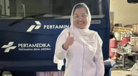 Keterangan foto : PT Teknindo Global Jaya perusahaan yang bergerak di bidang Mechanical Electrical, Industrial Manufacture and Carosery, Construction and Machinning tak luput dari perhatian dan lirikan Hj.Camellia Panduwinata atau Camel Petir, Jumat (7/7/2023)
