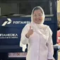 Keterangan foto : PT Teknindo Global Jaya perusahaan yang bergerak di bidang Mechanical Electrical, Industrial Manufacture and Carosery, Construction and Machinning tak luput dari perhatian dan lirikan Hj.Camellia Panduwinata atau Camel Petir, Jumat (7/7/2023)
