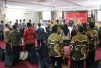 Keterangan foto : Lapas Kelas I Cirebon mengikuti Exit Meeting Monitoring dan Evaluasi Zona Integritas Pada Kanim Cirebon dan Lapas Cirebon, Sabtu (8/7/2023)