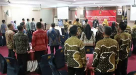 Keterangan foto : Lapas Kelas I Cirebon mengikuti Exit Meeting Monitoring dan Evaluasi Zona Integritas Pada Kanim Cirebon dan Lapas Cirebon, Sabtu (8/7/2023)