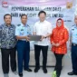 Keterangan foto : Akademi Beladiri Sejati Fight (ABS FIGHT) yang baru saja dibentuk pada Senin 10 Juli 2023 melakukan kunjungan ke kantor Wisma Aldiron Jalan Gatot Subroto Jakarta Selatan, Senin (10/9/2023)