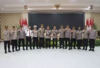Keterangan foto : Serah Terima Jabatan Kapolres Lebak AKBP Suyono SIK, (Kamis, 20/7/2023)