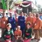 Keterangan foto : Para Peserta Upacara Mieling Milangkala ke 110 dari Lapas Cianjur Tampilkan Seni Calung, (Kamis, 20/7/2023) 