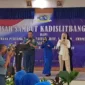Keterangan foto : Teh Camel atau HJ. Camelia Panduwinata memeriahkan pisah sambut Kadislitbang TNI AL, (Kamis, 20/7/2023) 