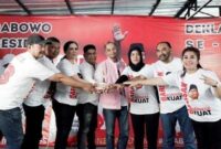 Keterangan foto : Relawan Prabowo Deklarasikan Dukung Capres 2024 Prabowo Subianto pada Pemilihan Presiden 2024, (Jum'at, 21/7/2023)