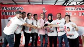 Keterangan foto : Relawan Prabowo Deklarasikan Dukung Capres 2024 Prabowo Subianto pada Pemilihan Presiden 2024, (Jum'at, 21/7/2023) 