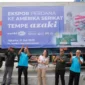 Keterangan Poto: Ekspor perdana tempe azaki ke Amerika Serikat.