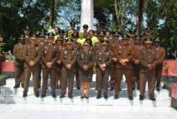 Keterangan foto : Kepala Kejaksaan Negeri Biak Numfor Dr. E. P. Numberi mengatakan penegak hukum harus tegakkan hukum yang tegas dan humanis. Hal ini dikatakan Kajari Biak Numfor saat Hari Bhakti Adhyaksa ke-63 yang jatuh pada Sabtu (22/7/2023)