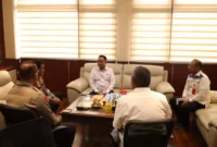 Keterangan foto : Kapolda Banten Irjen Pol Prof. Dr. Rudy Heriyanto menerima kunjungan silaturahmi Kakanwil Kumham Provinsi Banten Bapak Sudaryanto di ruang kerja Kapolda Banten pada Rabu (26/07)