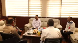 Keterangan foto : Kapolda Banten Irjen Pol Prof. Dr. Rudy Heriyanto menerima kunjungan silaturahmi Kakanwil Kumham Provinsi Banten Bapak Sudaryanto di ruang kerja Kapolda Banten pada Rabu (26/07)