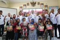 Keterangan foto : Lapas Cirebon Gelar Bakti Sosial pengentasan stunting Hari Kemenkumham ke 78,(Kamis, 27/7/2023)