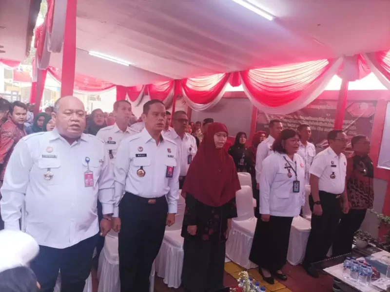 Keterangan foto : UPT Bogor Raya Bersama Lapas Khusus Kelas IIA Gunung Sindur Gelar Baksos Pengentasan Stunting di hari Kemenkumham RI ke-78, (Kamis, 27/7/2023) 
