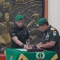 Keterangan foto : Danrem pimpin penyerahan jabatan dan tandatangani berkas sertijab, (Kamis, 27/7/2023) 