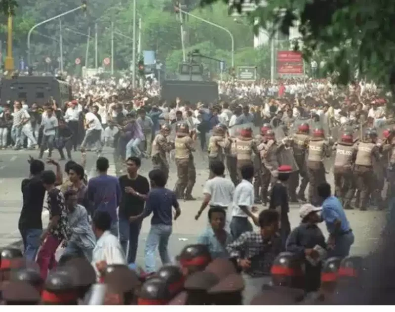 Keterangan foto : Peristiwa 27 Juli 1996, Kamis (27/7/2023)