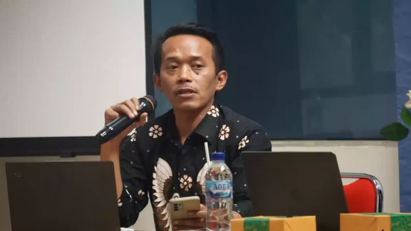 Keterangan Poto: Ghufron Mabruri Peneliti Imparsial Jakarta 28 Juli 2023.