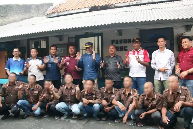 Keterangan foto : Irjen kementerian Hukum dan HAM Razuli datangi kota Cirebon, (Minggu, 30/7/2023) 