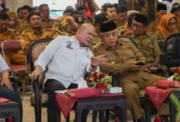 Keterangan foto : Ketua Dewan Perwakilan Daerah Republik Indonesia AA LaNyalla Mattaliti Ingatkan Pengelolaan Keuangan Desa, (Senin, 31/7/2023)
